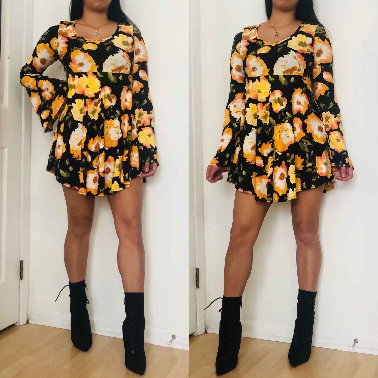 BRIGHT EYES Babydoll Dress