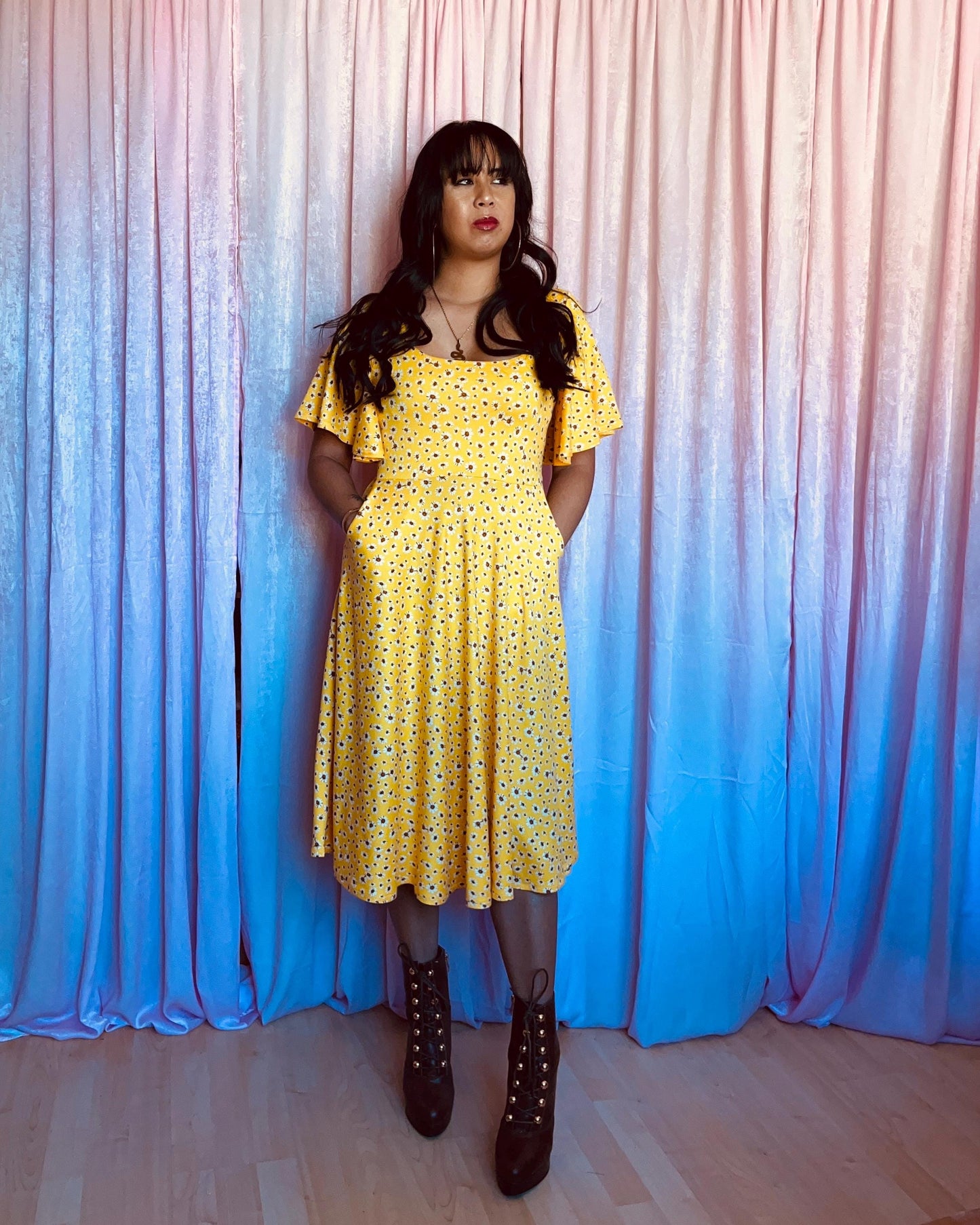 WILD HEART Midi Dress