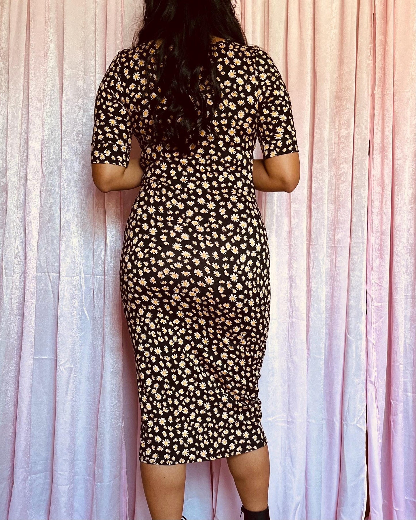 MOONLIT Body Con Midi Dress