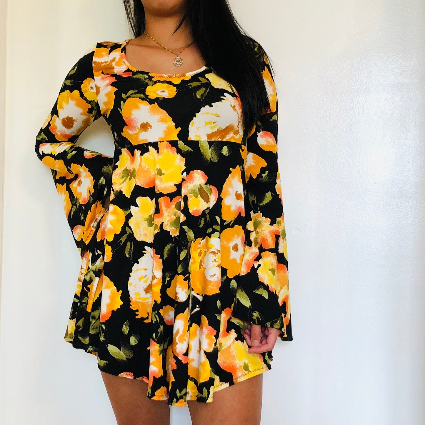 BRIGHT EYES Babydoll Dress