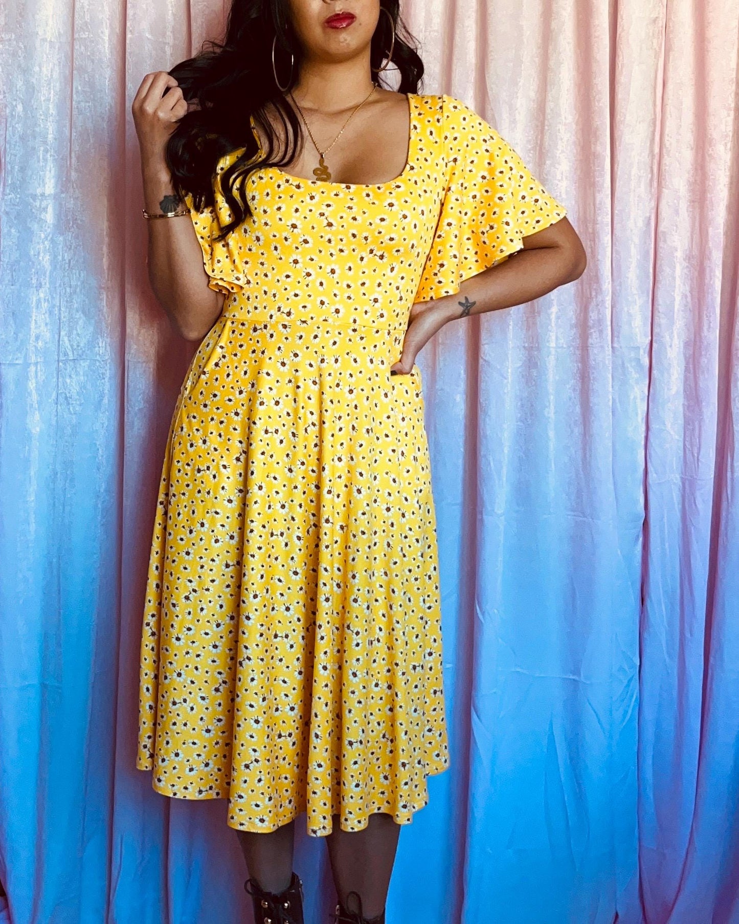 WILD HEART Midi Dress