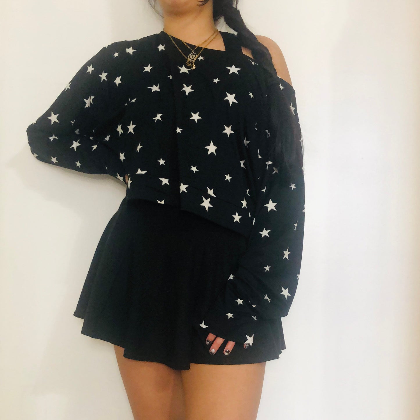 SLACKER Cropped Dolman Top