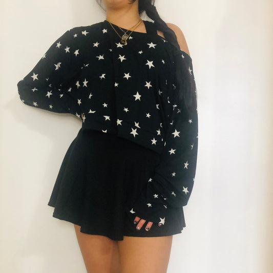 SLACKER Cropped Dolman Top