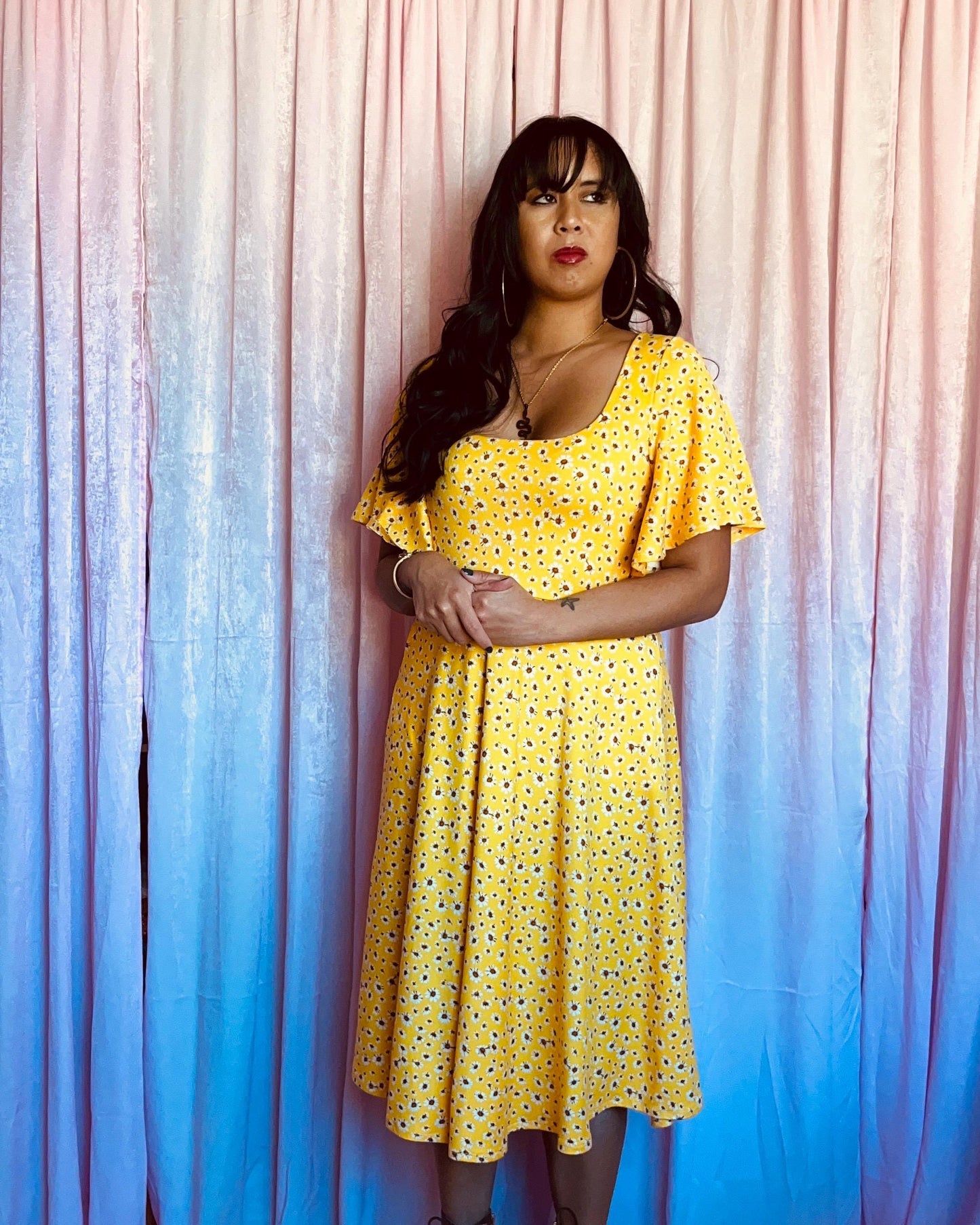 WILD HEART Midi Dress