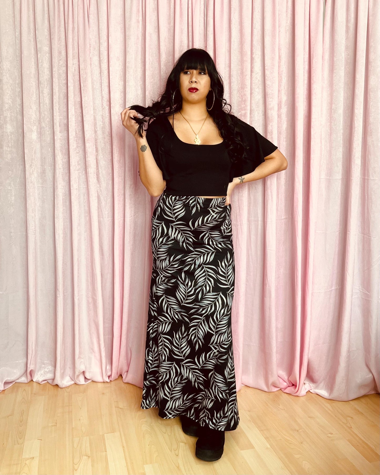 CARRIED AWAY Maxi Skirt