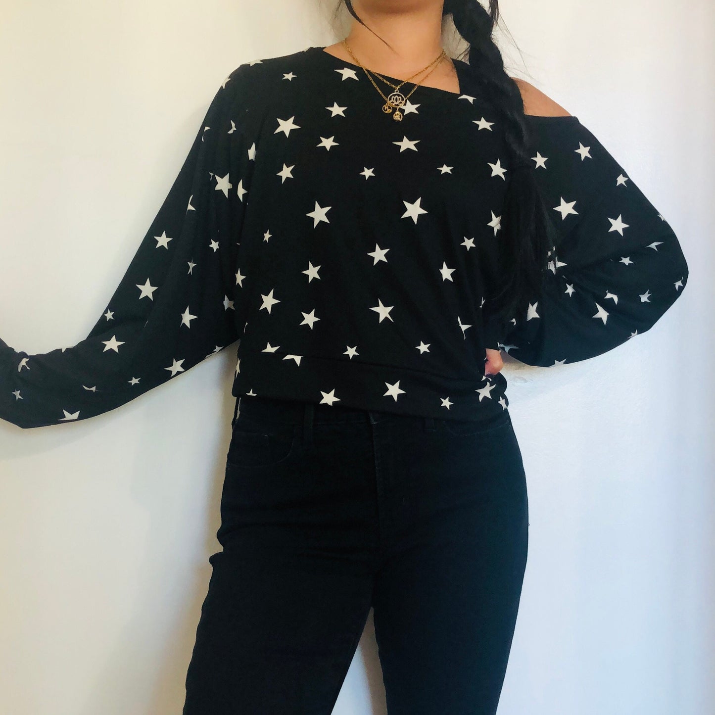 SLACKER Cropped Dolman Top