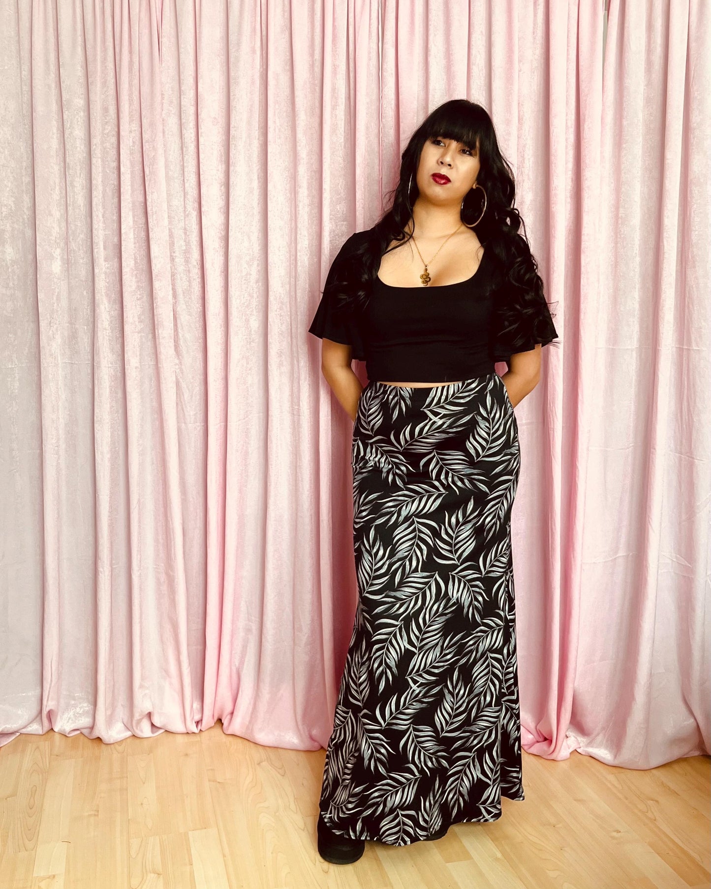 CARRIED AWAY Maxi Skirt