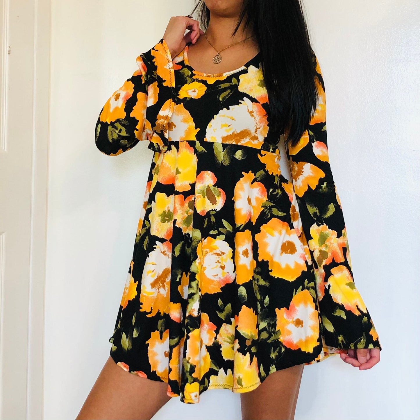 BRIGHT EYES Babydoll Dress