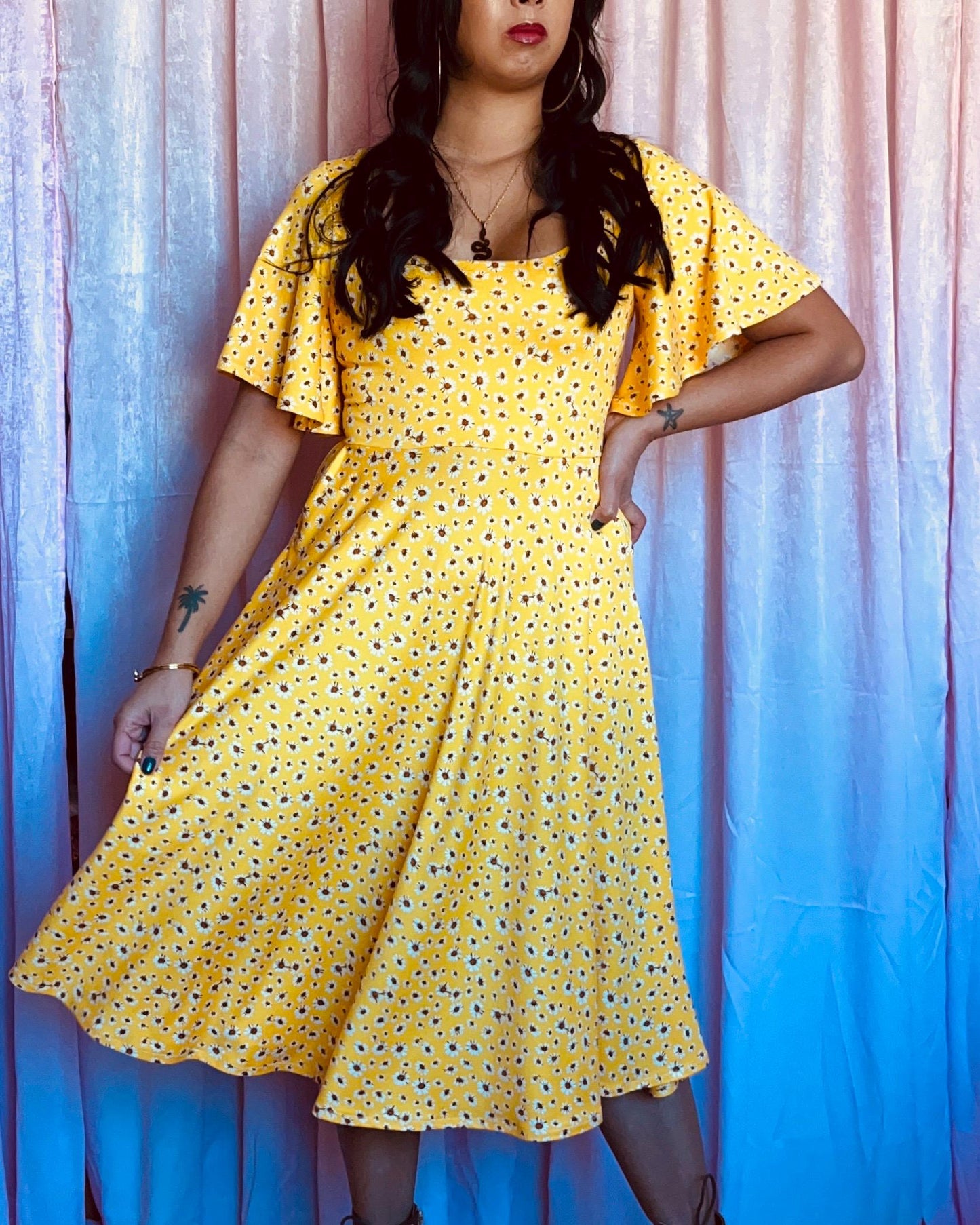 WILD HEART Midi Dress